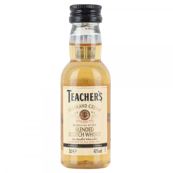 Teachers Scotch Whisky Miniature 5cl Bottle